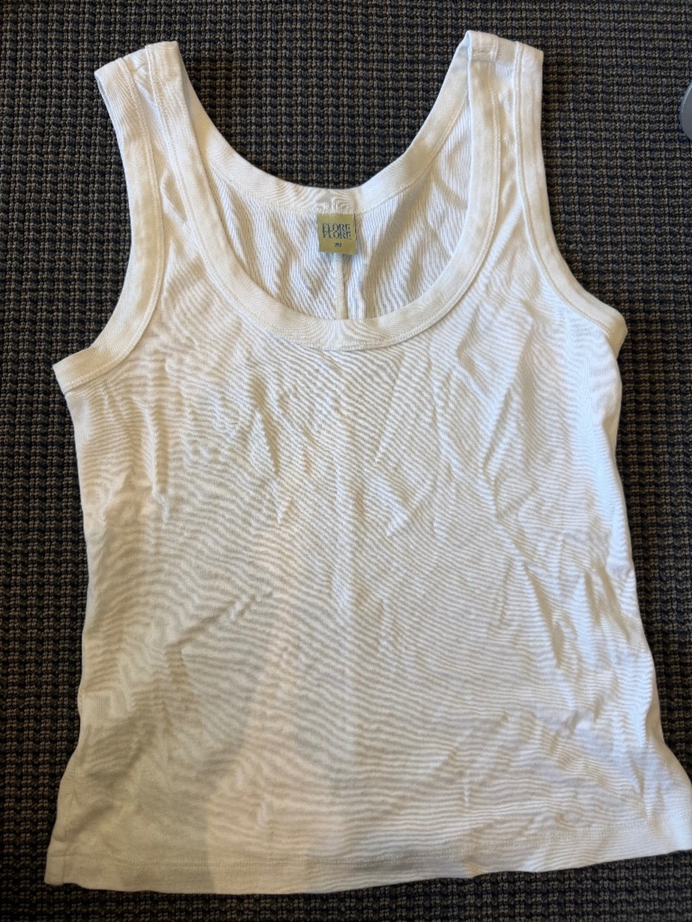 Flore Flore Hille Tank White M